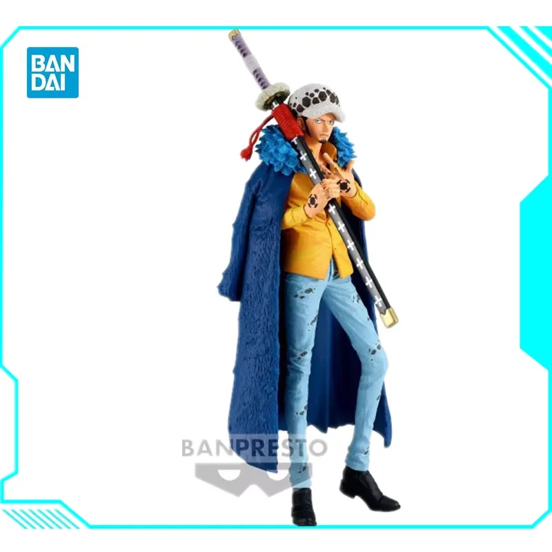 Bandai Original Banpresto One Piece King Of Art KOA Wano Country Trafalgar Law PVC Anime Action Collection Model Gifts Toy