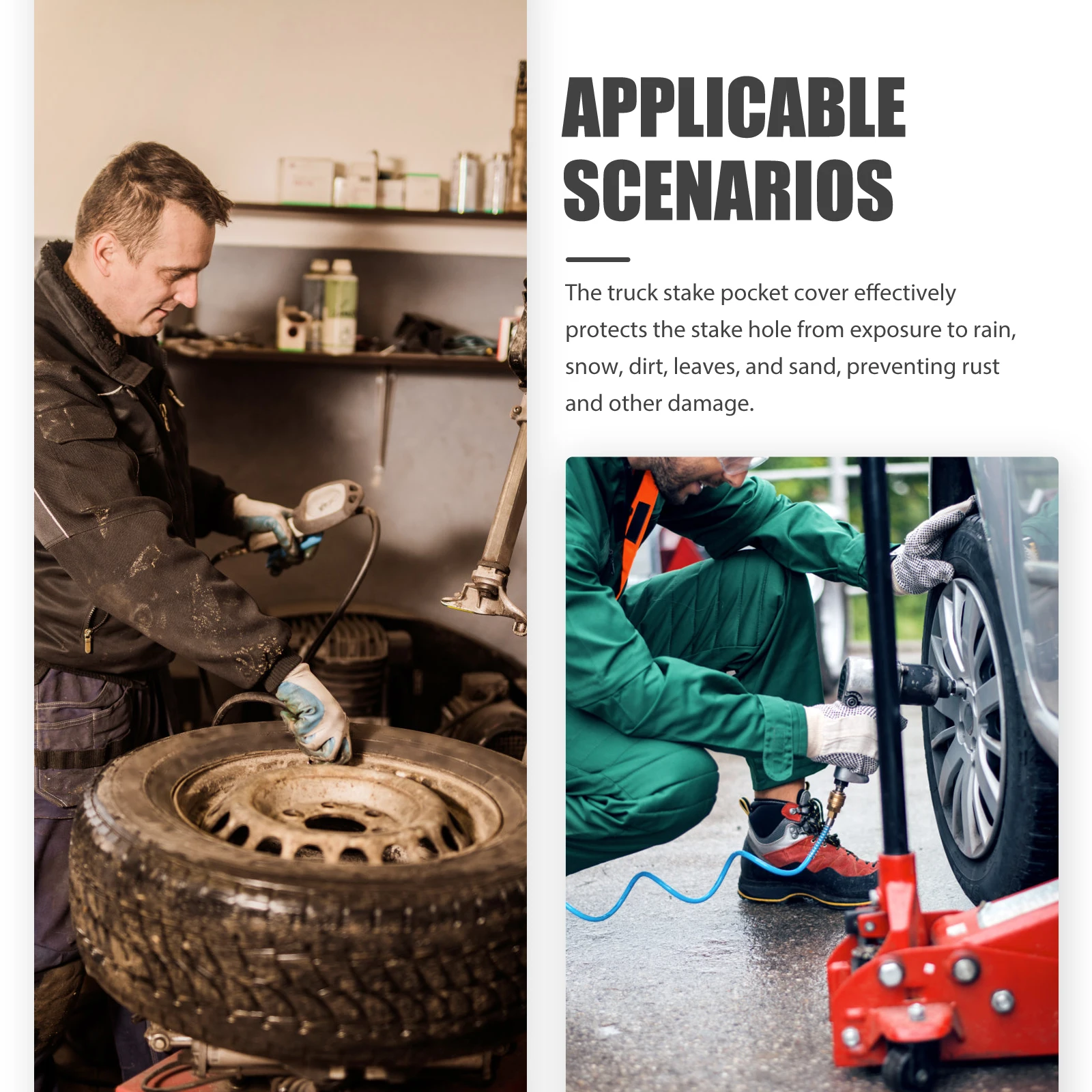 

Rear Bed Rail Stake Cover for 19 21 Ram 1500 2500 Plastic Replaceable Pocket Cap Truck Bed Parts Accessories