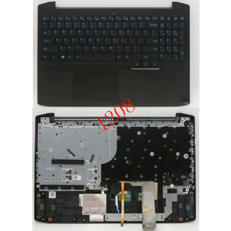 New Original Palmrest Case Cover With USA keyboard Backlight for Lenovo ideapad Gaming 3-15IMH05 Laptop 5CB0Y99503