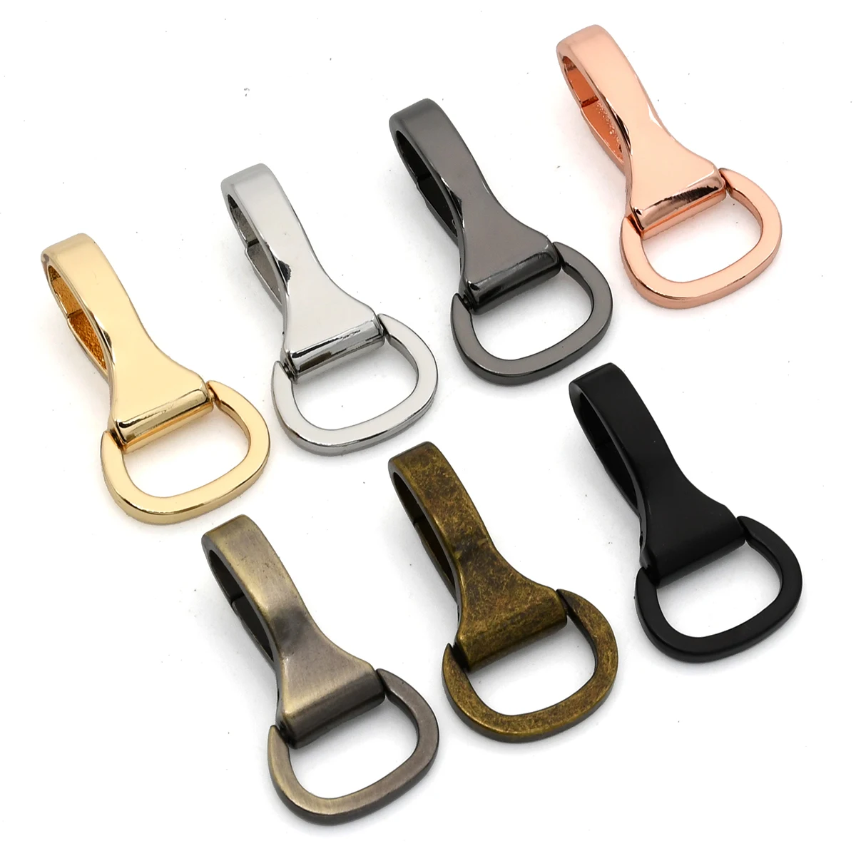 1 Piece Metal Carabiner Snap Hook Trigger Lobster Class Clip for Leather Craft Bag Strap Belt Webbing Keychain Parts Accessory
