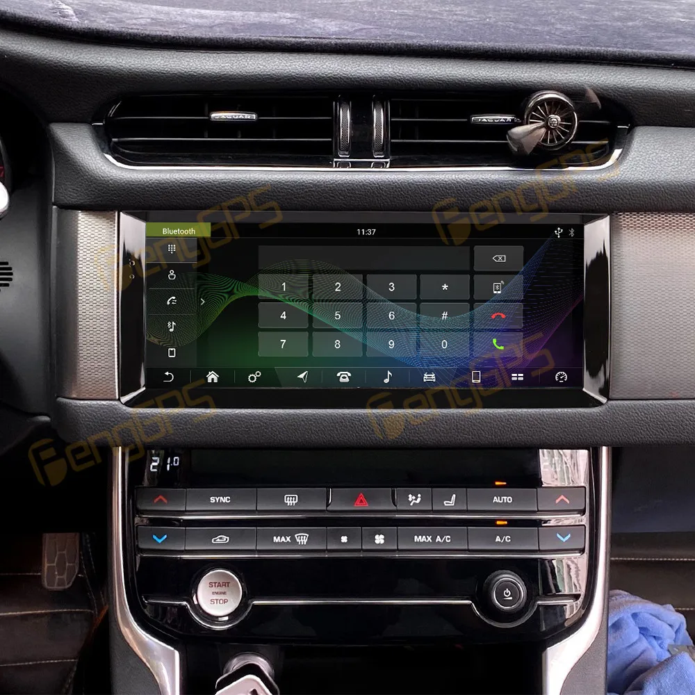 Radio para Auto con Pantalla de 10.25 Pulgadas para Jaguar XF 2016-2019, Android Auto, GPS, Navegación, Multimedia, Video, Receptor Estéreo, Unidad Principal