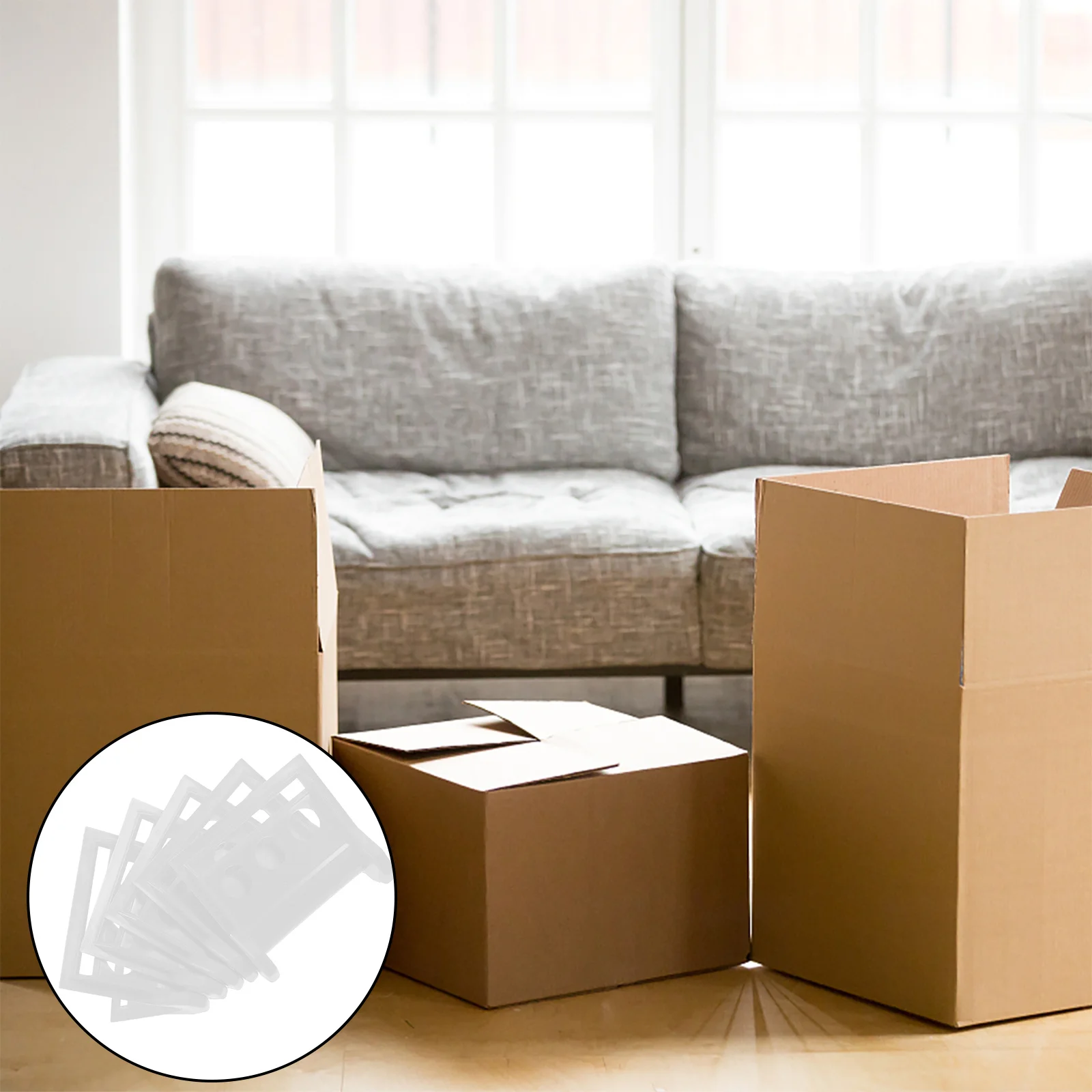 10Pcs Plastic Corner Edge Guard Heavy Duty Triangular Cargo Protector Truck Trailer Flatbed Accessories Cargo Trailer Parts