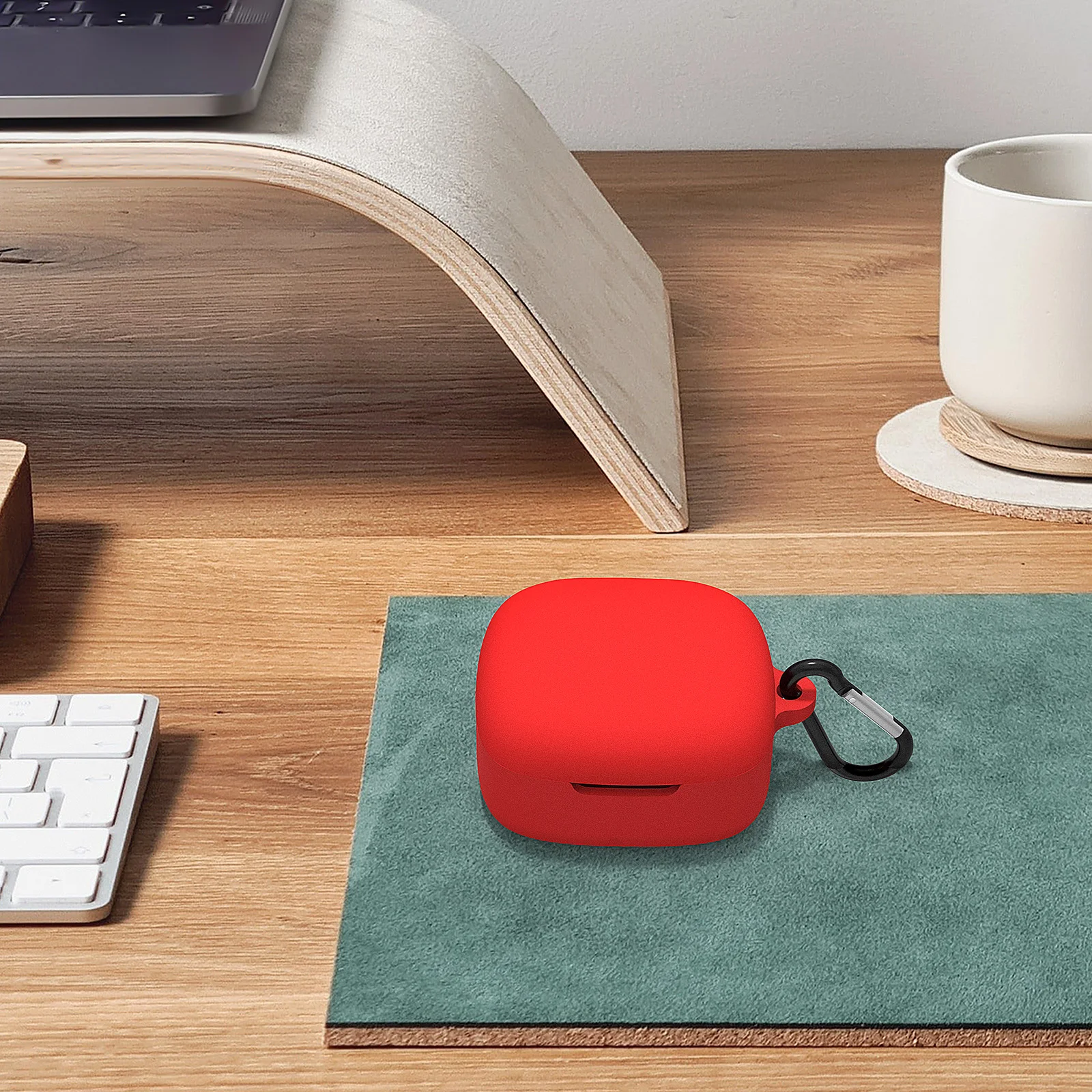 Geekria funda de silicona Compatible con JBL Live PRO + auriculares inalámbricos verdaderos, cubierta de piel para auriculares