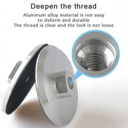 1PC Aluminum Backer Pads 4inch Backer Pad For Diamond Polishing Pad Aluminum Base Backing Holder M14 Power Tools Accessories
