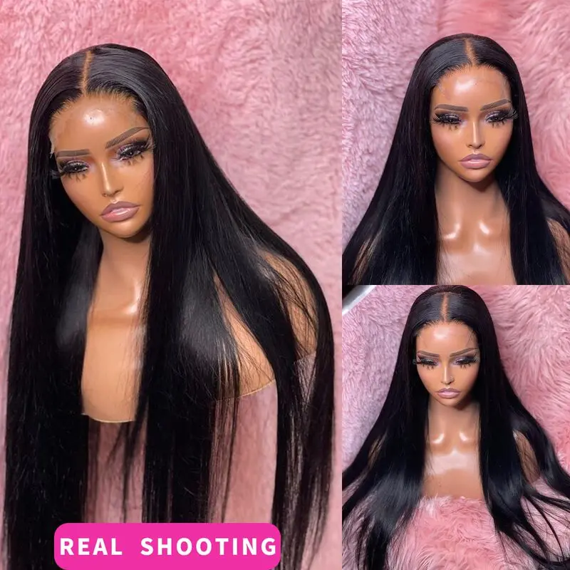 HD Lace Frontal Wig 28 30 inch Straight Human Hair Wigs 180 % 13x4 Transparent Lace Front Wigs 5x5 Human Hair Lace Frontal Wigs