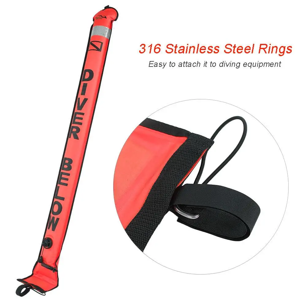 Inflatable Diving SMB Signal Marker 1.2m 1.5m 1.8m  Tube