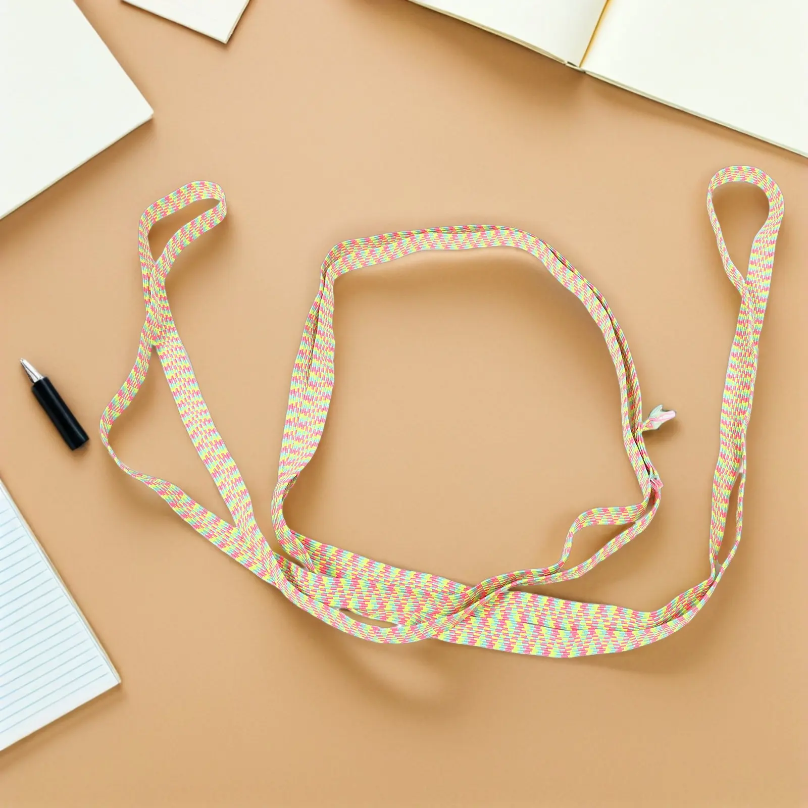 Jump Rope Elastic Colorful Durable Bands Outdoor Fitness Skipping Rope Exercise Equipment Elastic Bands Heavy Duty