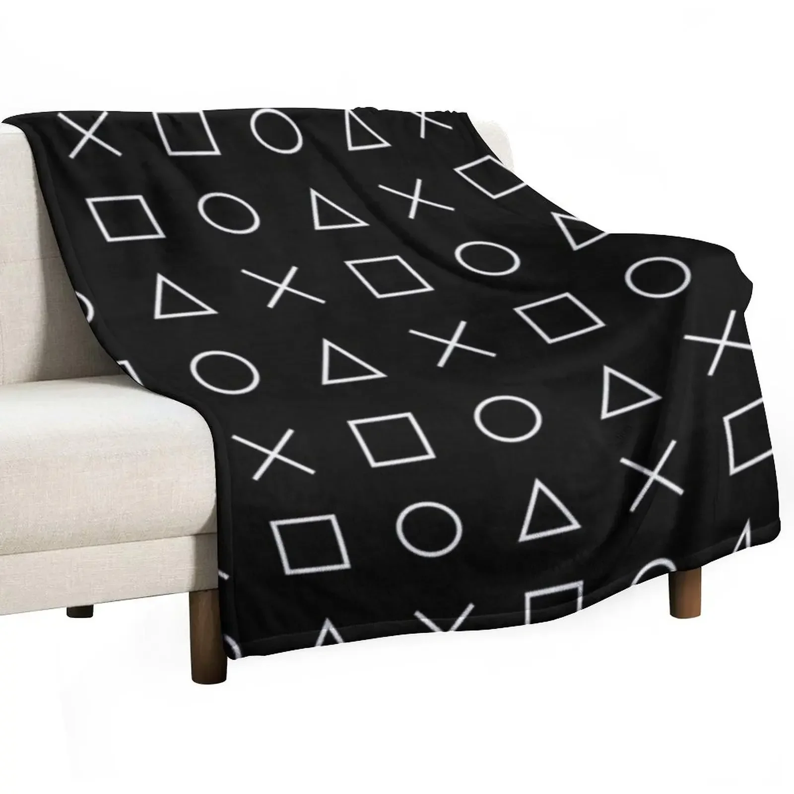 

Gamer pattern Throw Blanket Hairys Flannel Fabric Blankets