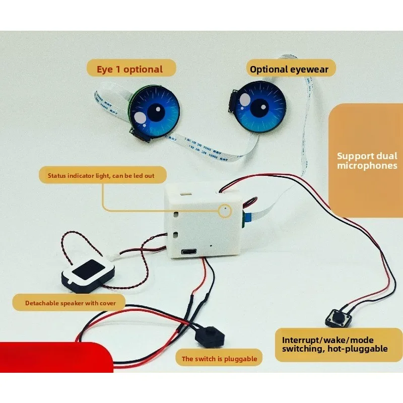 AI dialogue robot movement box for ESP32S3N16R8 development board