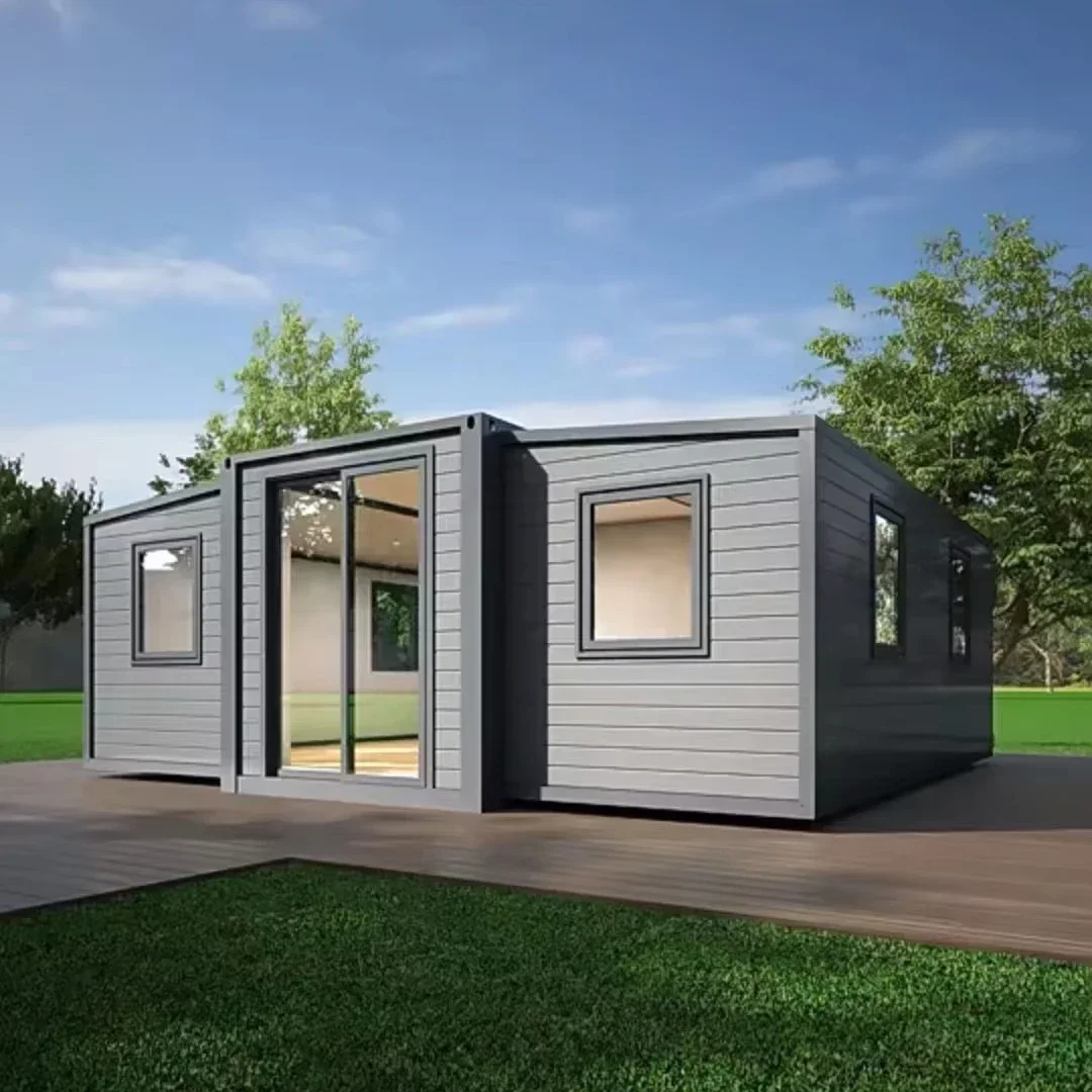 20ftTiny Home Modern Container House Sustainable Living Affordable Prefabricated Homes for Urban Rural Double Wing House