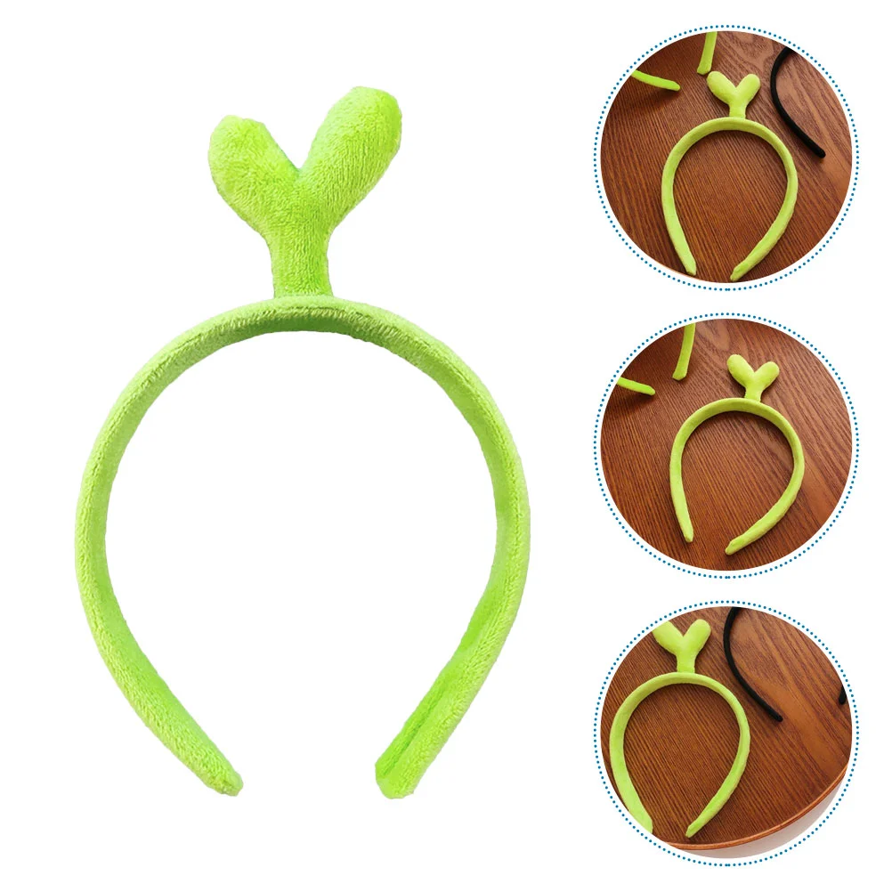 

Hair Accessories Green Bean Sprout Headband Women's Headbands Party Valentines Bopper