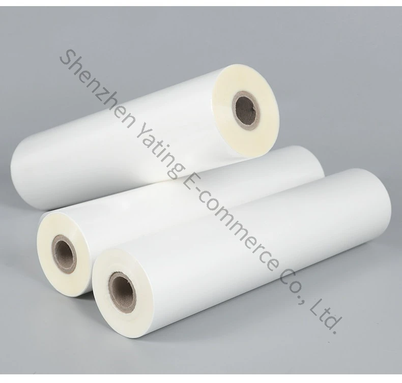 1 Inch Core Light Film Laminating Machine Bright Film Bopp A3 A4 Business Card  Hot Mounting Film 315mm * 200M Graphic