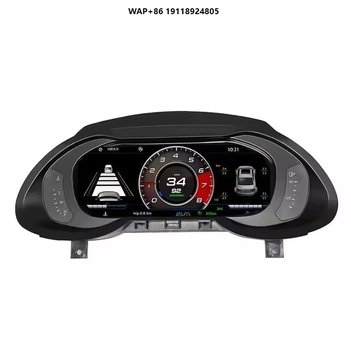 

12.3'' Car Auto Meter Speedometer LCD Digital Cluster Dashboard Oil Gauge Linux System for Q5 2010-2018 Instrument