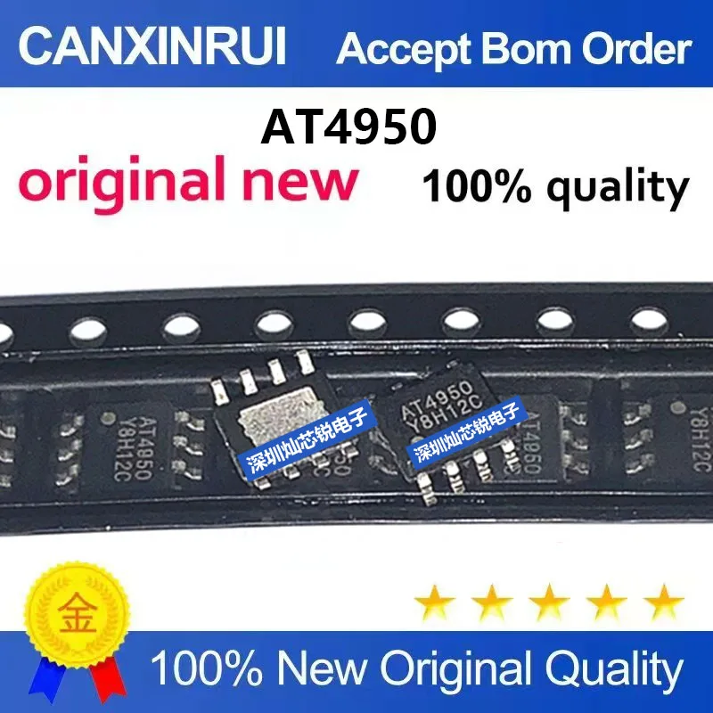 (5-100 Pieces) AT4950 SMD SOP8 Motor Driver Chip Original Brand New Can Replace A4950ELJTR-T