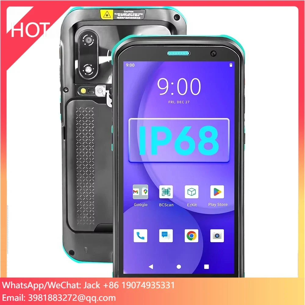 FYJ F9825 Octa-Core IP68 2.2Ghz Rugged Android 13 Impresora Code Pda Battery Medical Intrinsically Safe Profesional Pda Android