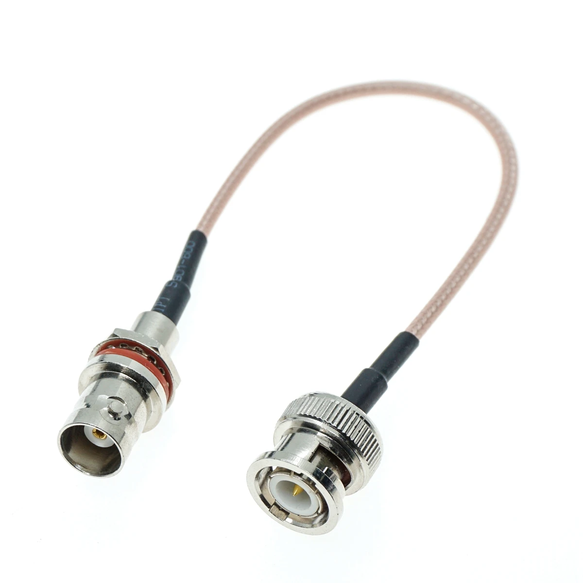 Cable BNC Male plug to BNC Female Bulkhead Connector straight RG316 RF Jumper Pigtail S