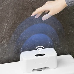 Touchless Smart Toilet Flush Automatic Toilet Flush Button Intelligent Infrared Sensor Waterproof On-Touch Flush Switch for Home