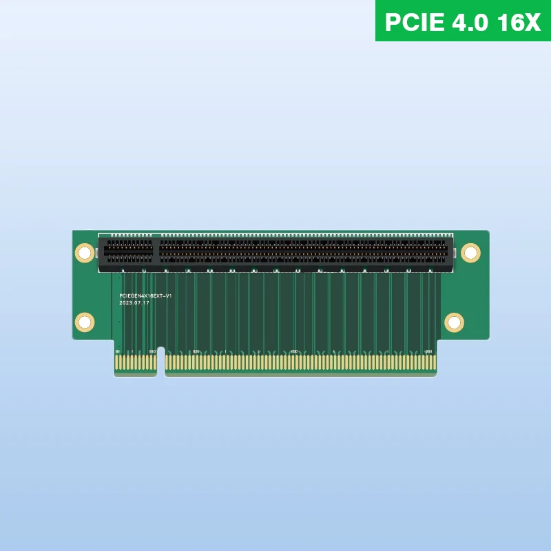 PCI-E Express 4.0 16X 90 Degree Adapter Riser Card PCI Express for Small 2U Computer Server IPC / Special Chassis Steering Card