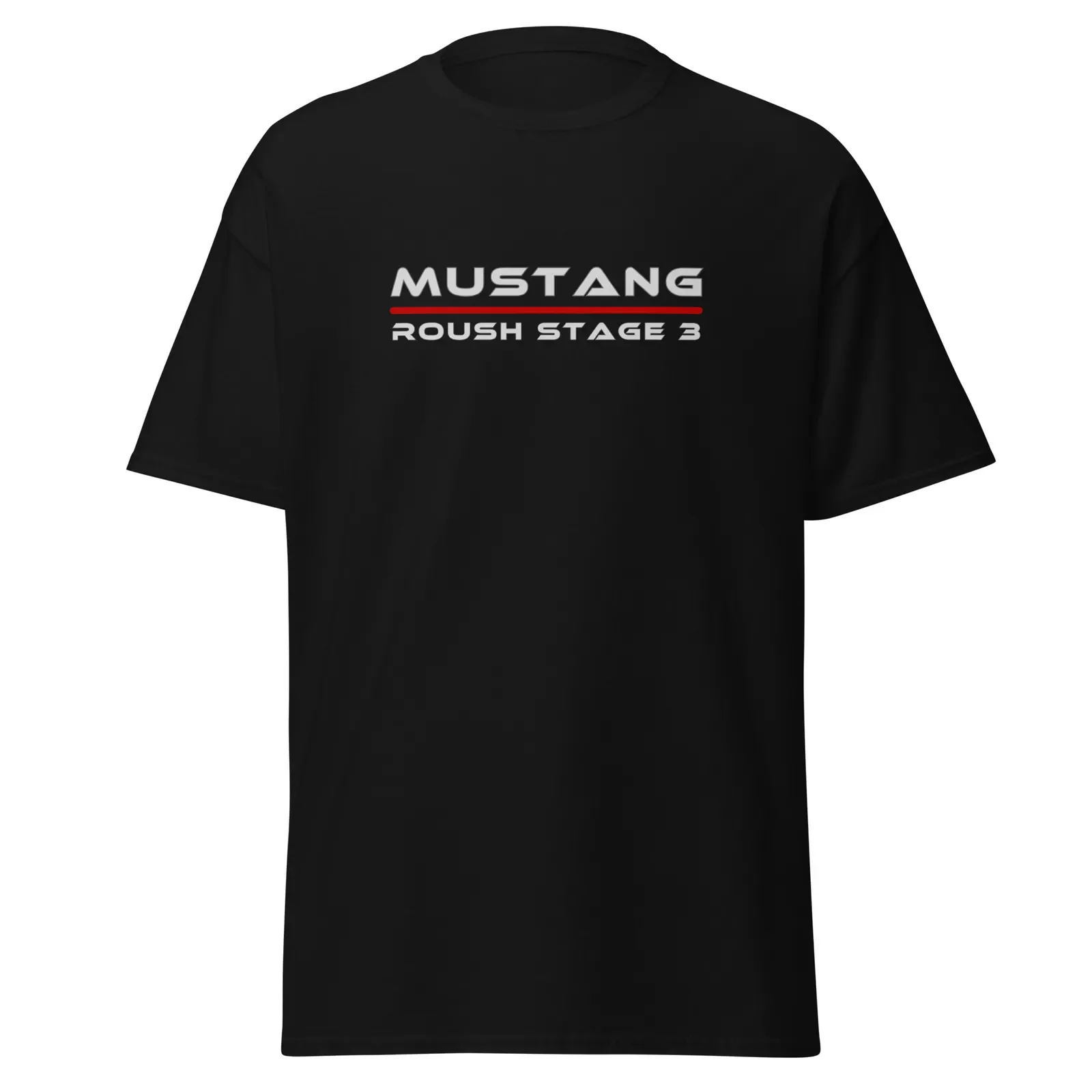 2024 Men T Shirt Casual Ford Mustang Roush Stage 3 Car Enthusiast T-shirt Graphic Summer Short Sleeve 100% Cotton S-3XL Cool Tee