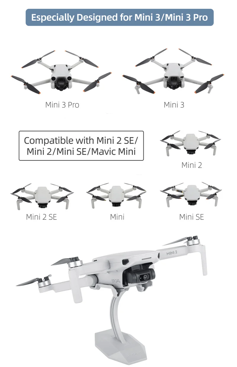 Soporte de pantalla de escritorio para Dron, Base de montaje para DJI Mini 3 Pro/Mini 2/Mavic 3Pro/3 y Mavic series, accesorio Universal para Dron