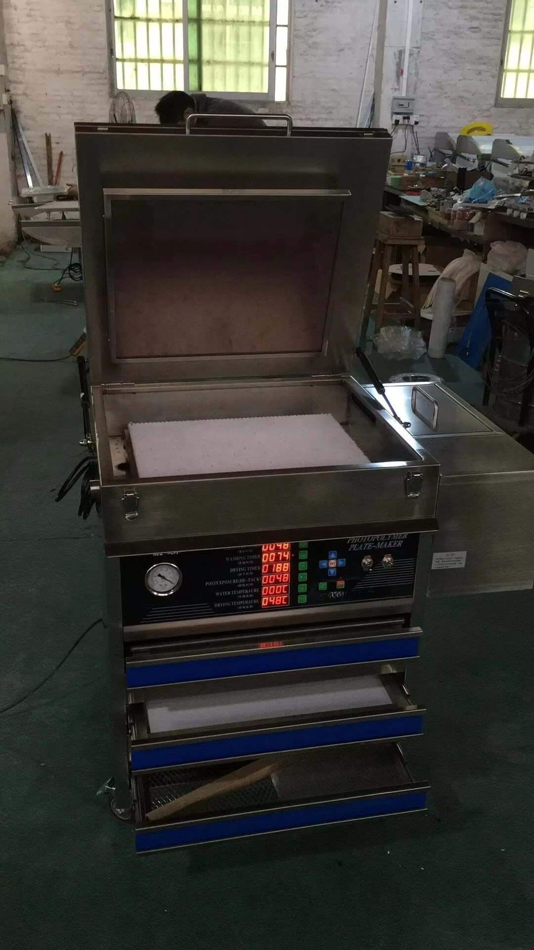 Water Washing Based Type Flexographic Photopolymer Platemaker / Resin Offset Plate Making Machine Price