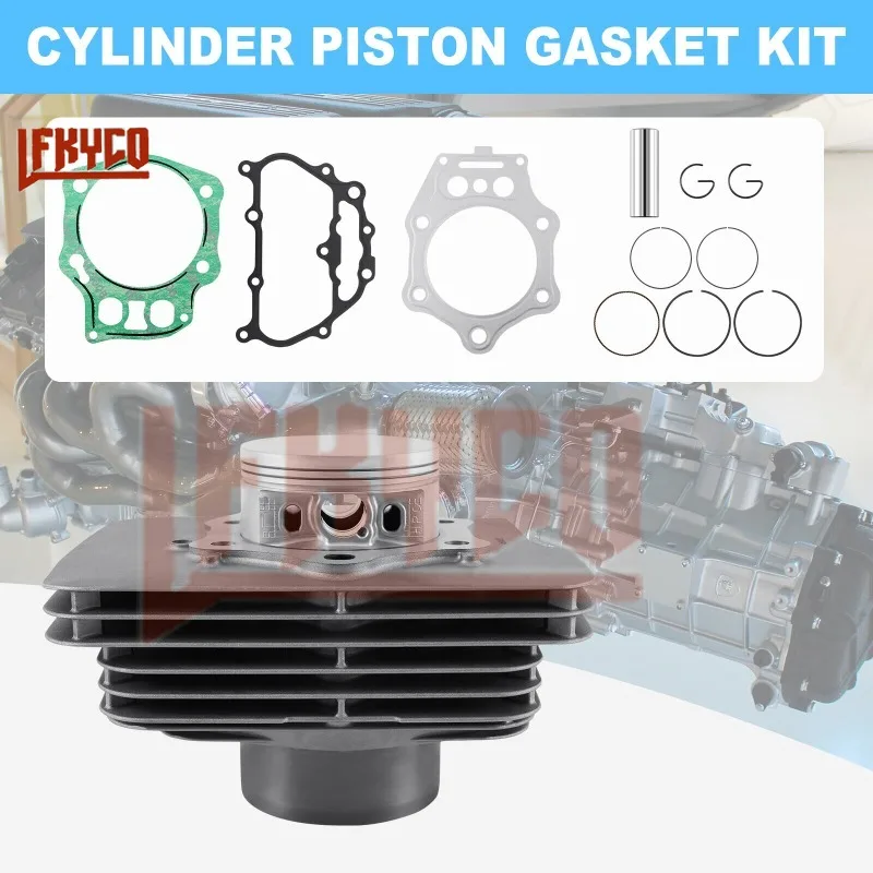 

Motorcycle 92mm Engine Parts Cylinder Piston Gasket Kit 500CC Motor for Honda Foreman 500 TRX500 FPE FE FM TM 4X4 ATV Motoblock