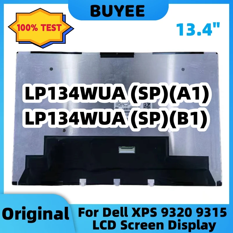 

13.4" For Dell XPS 9315 9320 LCD Screen Panel/Assembly LP134WUA-SPA1 LP134WU1-SPB1 LQ134N1JW01 Display Monitor FHD Non-touch