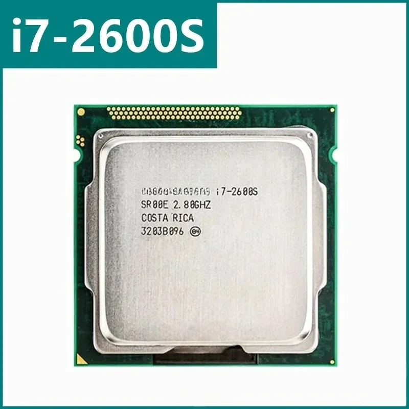 I7-2600S I7 2600S I7 2600S 2.8 GHz Quad- Eight- 65W CPU LGA 1155