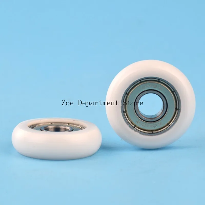 5*21.5.*7mm Nylon plastic pulley for CNC engraving machine 3D printer 20 extrusion bearings 625ZZ R type Nylon Wheel