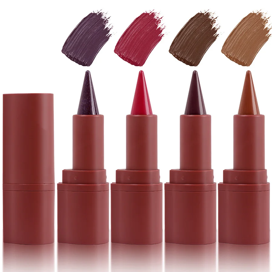 ลิปสติกอายไลเนอร์แบบทูอินวัน 4 สีกันน้ำและเนื้อแมตต์ติดทนนาน