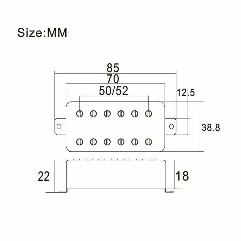 1 SET/2 PCS Gold Fit For Les Paul Electric Guitar Pickups Humbucker Magnet Ceramic Pickup Guitars Accessories Parts