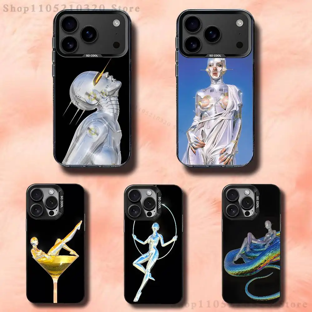 

Art H-Hajime Sorayamas Phone Case For iPhone 17,16,15,14,13,12,11,Pro,Max,Plus,E,Air,Mini Black Tpu Cover