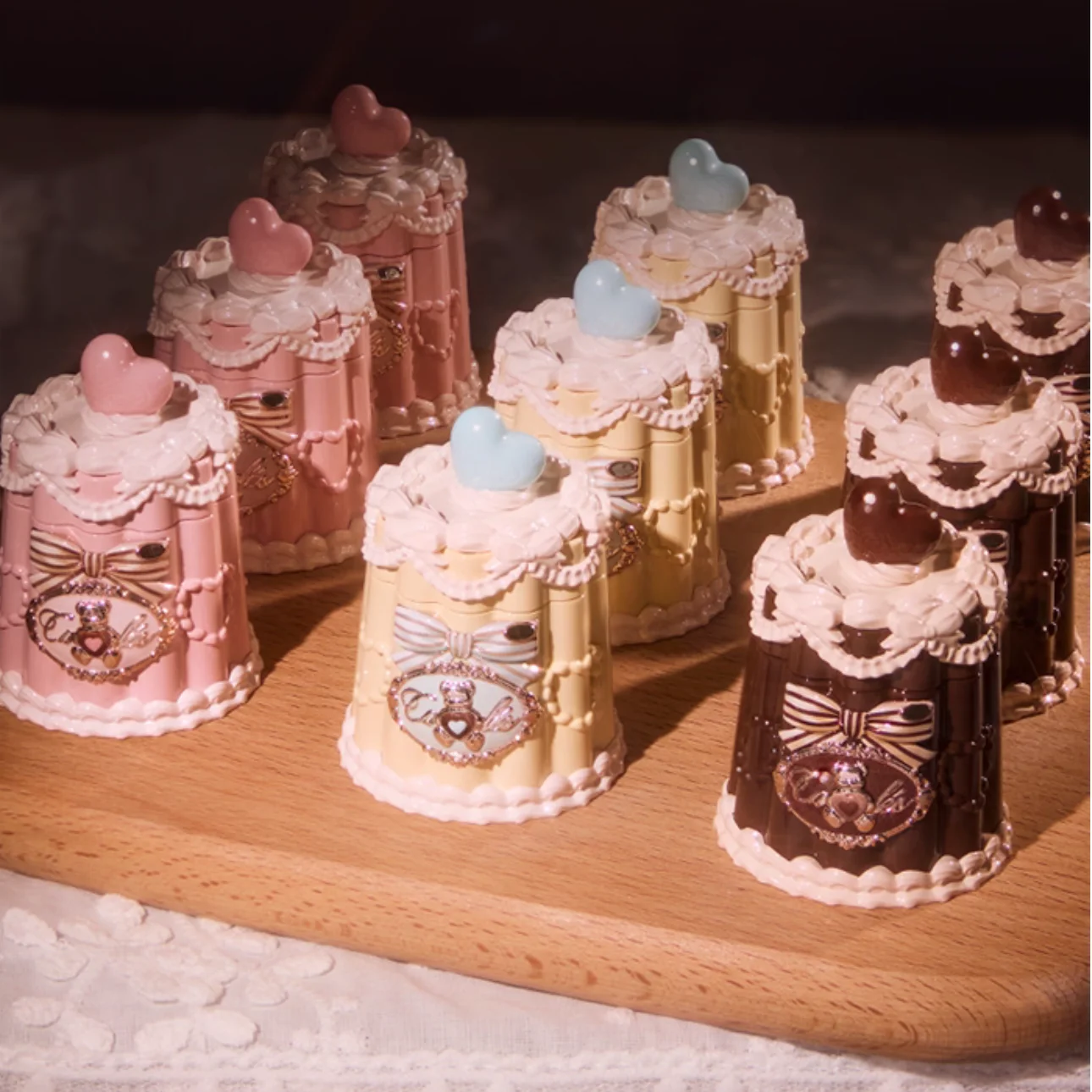 Flower Knows The Sweetie Bear Collection Coating Lip Jelly Lip Cream 5ml Maquillaje de labios Cosméticos profesionales