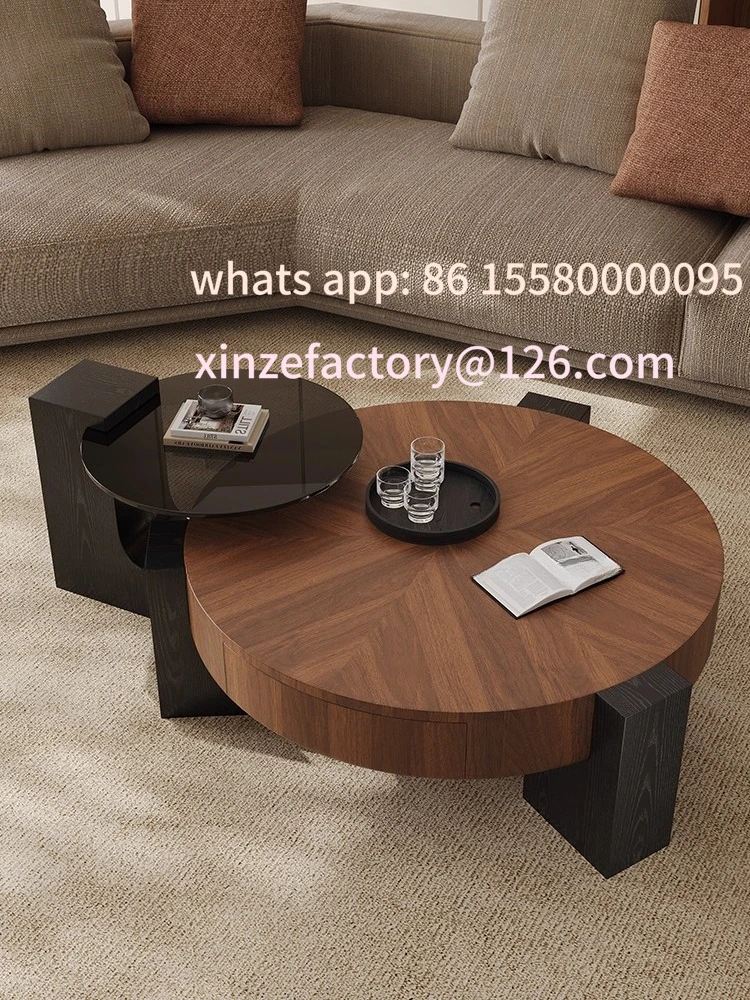 

Настраиваемый средневековый круглый журнальный столик итальянский минималистский