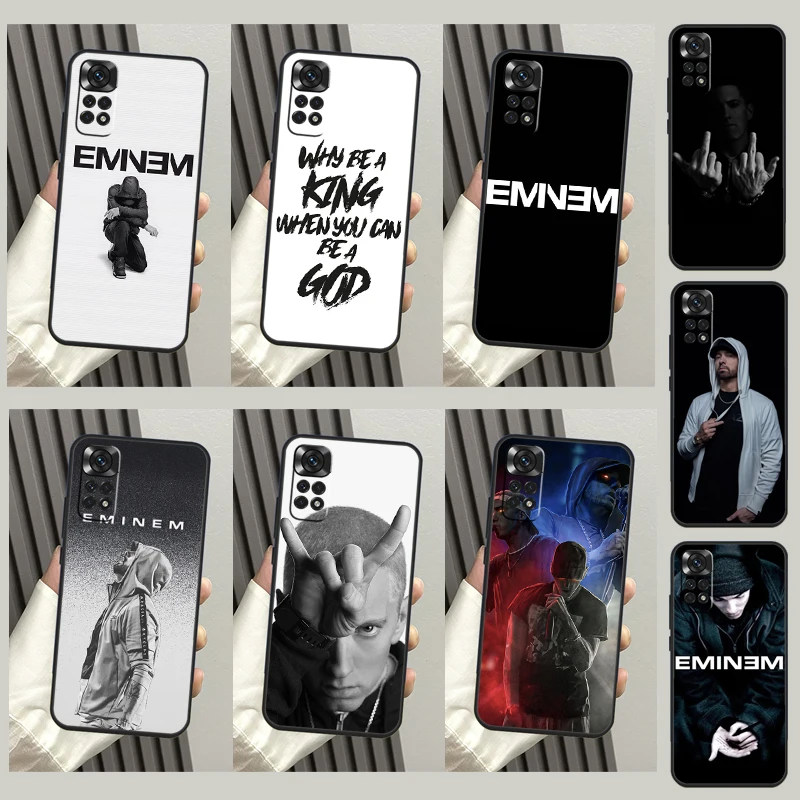 Hip Hop Rapper Eminem Rap Case For Xiaomi Redmi Note 10 11 12 Pro 8 9 Note 11S 10S Redmi 12C 9C 10A 10C Cover Shell