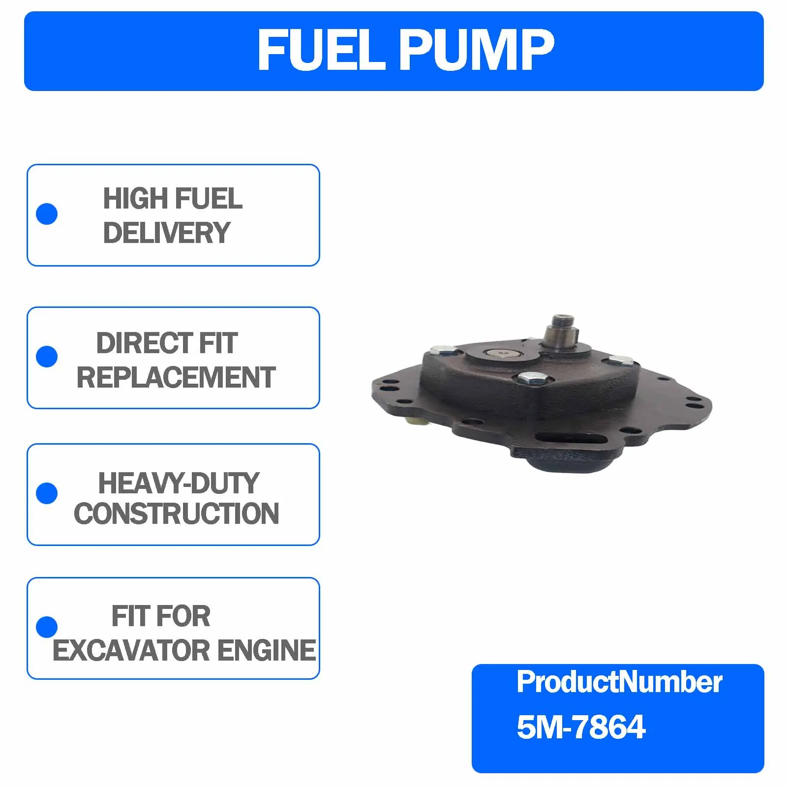 Engine Oil Return Pump 5M-7864 5M7864 For Caterpillar CAT 55 winch