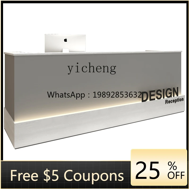 

barber shop checkout page creative beauty salon bar counter modern simple hairdresser reception desk