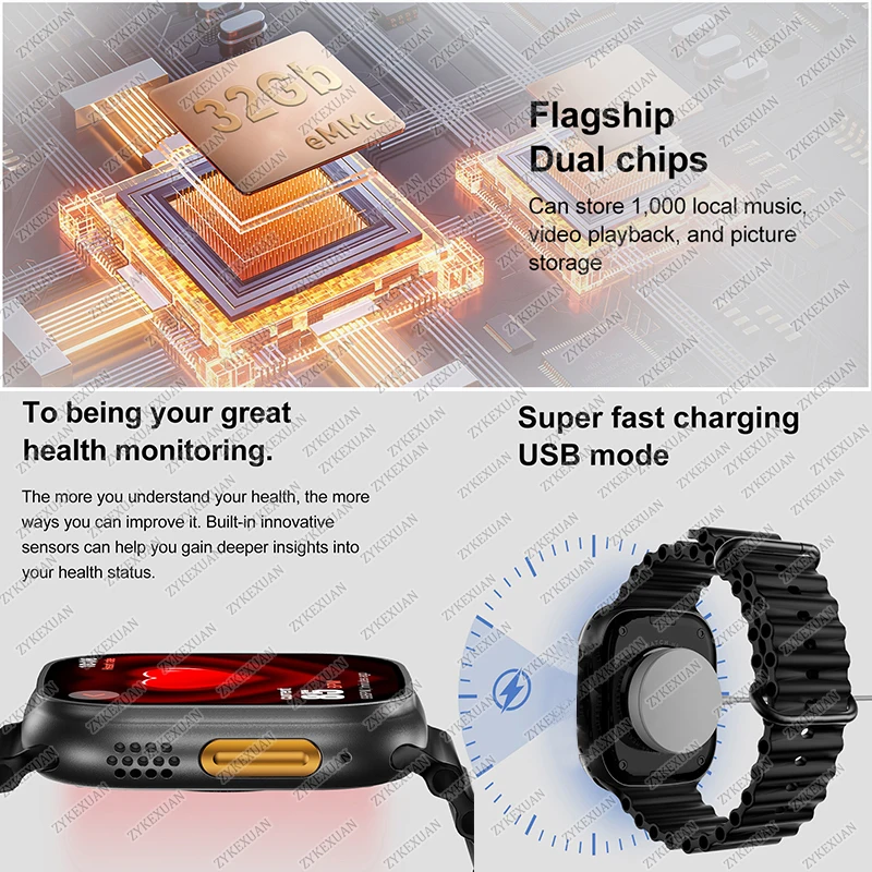 2025 neue Originaluhr DT Ultra 3 Pro Smartwatch Männer Google Karte NFC GPS Tracker HD BT Anruf IP68 wasserdichte Smartwatches Frauen
