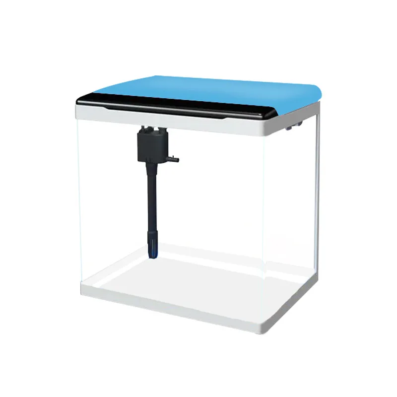 مكتب سطح المكتب خزان الأسماك الحرة المياه المناظر الطبيعية المنزلية الصغيرة خزان بيئي حوض السمك Minjiang