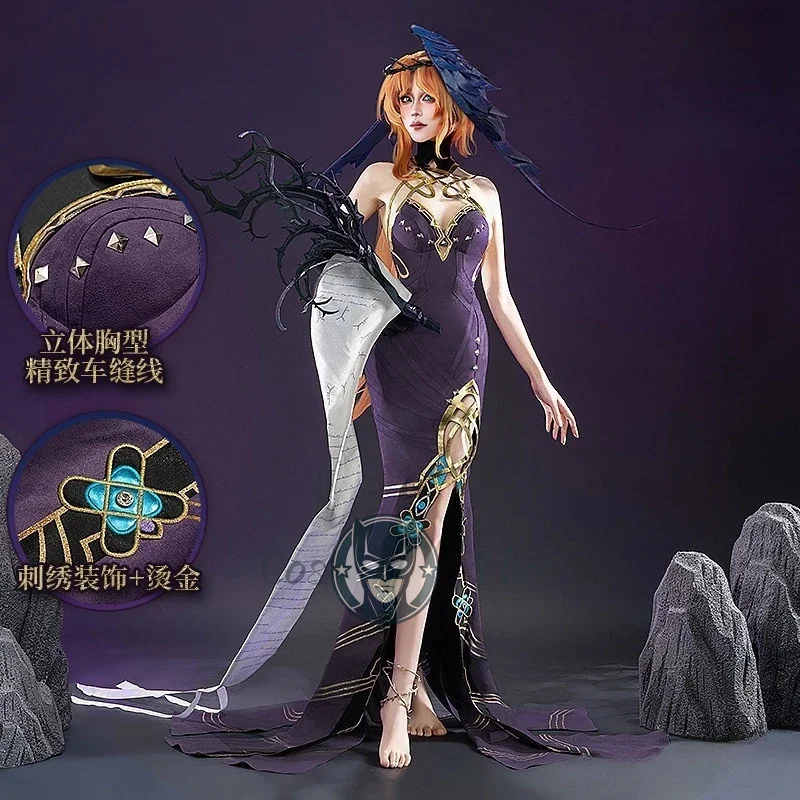 

Game Reverse: 1999 Druvis III Cosplay Costumes Sexy Dress Clothes Halloween Carnival Party Fashionable Women Uniform
