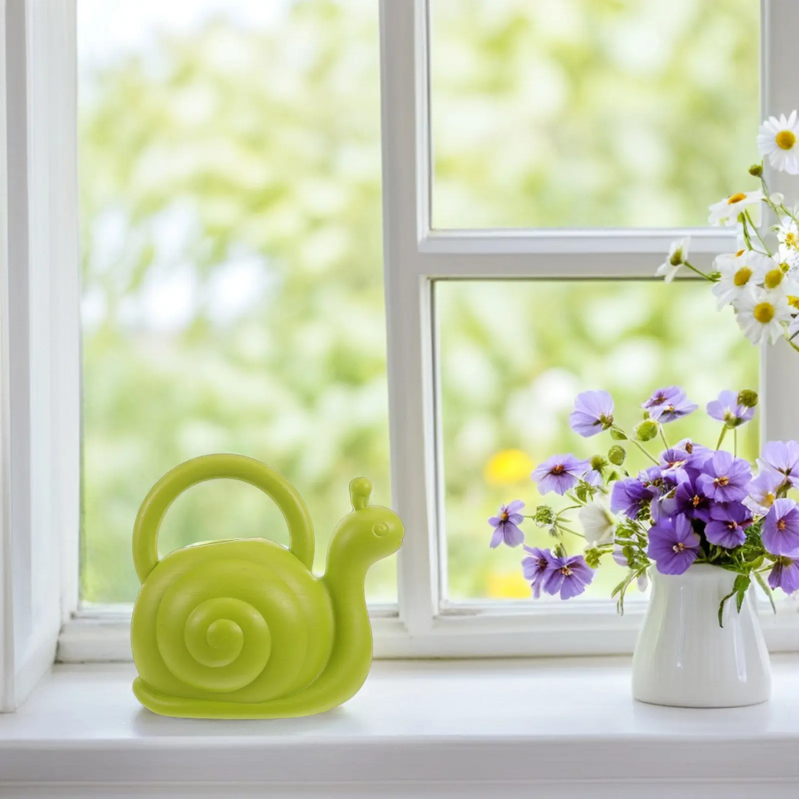 Cute Cartoon Kids Watering Can Snail Shaped Plastic Handheld Flower Watering Kettle for Beach Sand Play