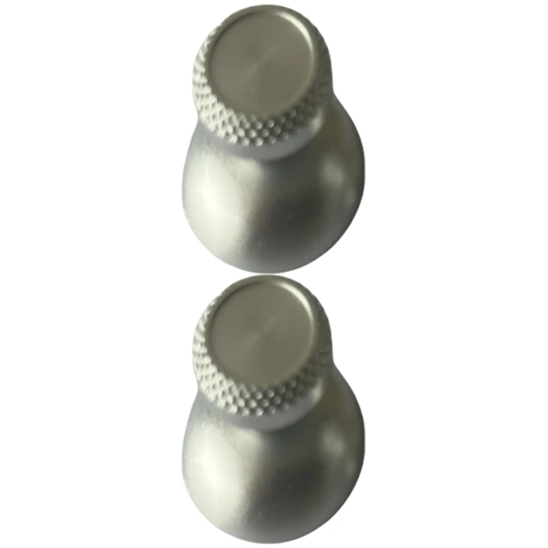 2pcs Aluminum Metal Analog Joystick Thumb Grip Cover Fit for Controller Gamepad Caps Thumbstick Accessories