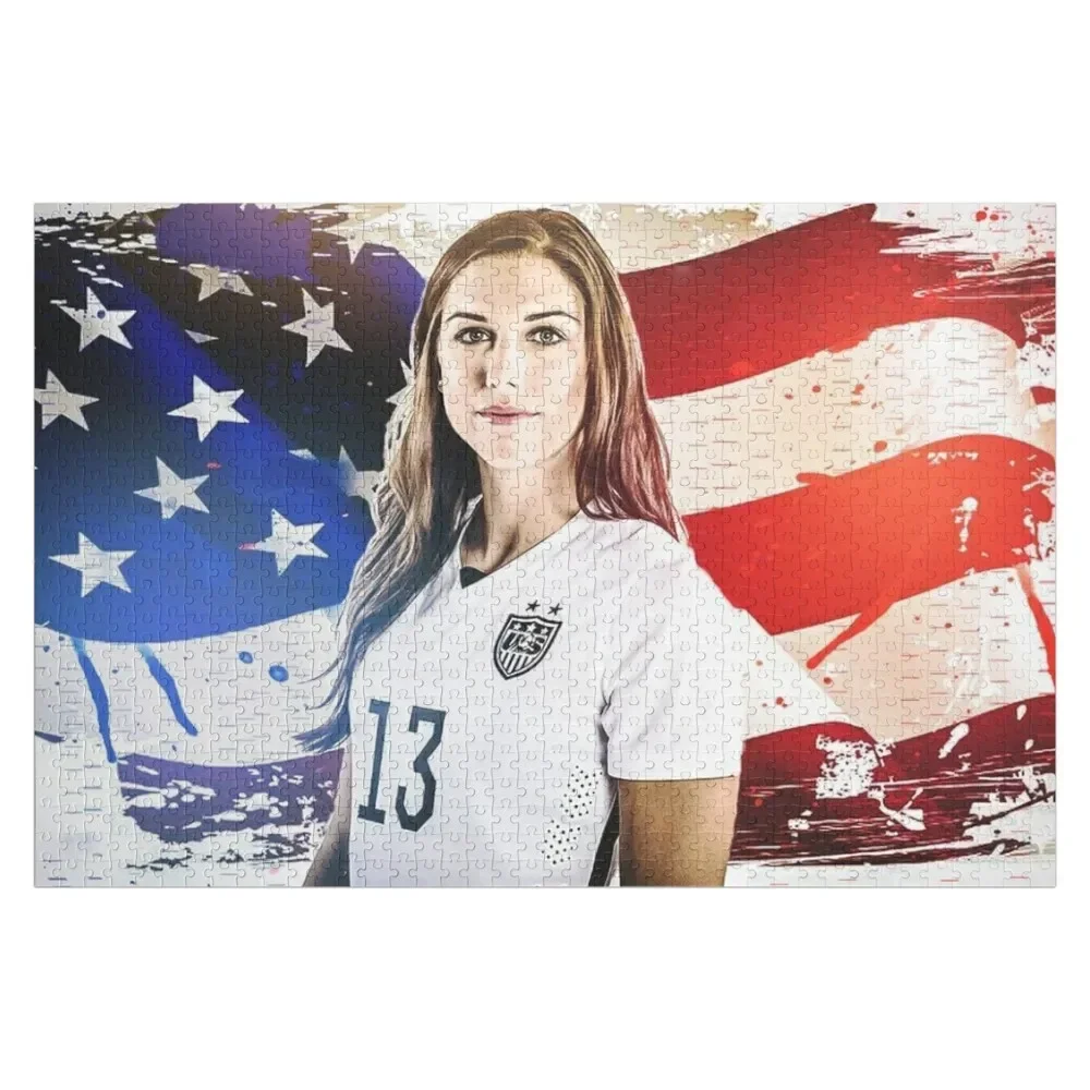 

Illustration Alex Morgan Jigsaw Puzzle Personalized Personalized Gift Ideas Custom Wooden Name Puzzle