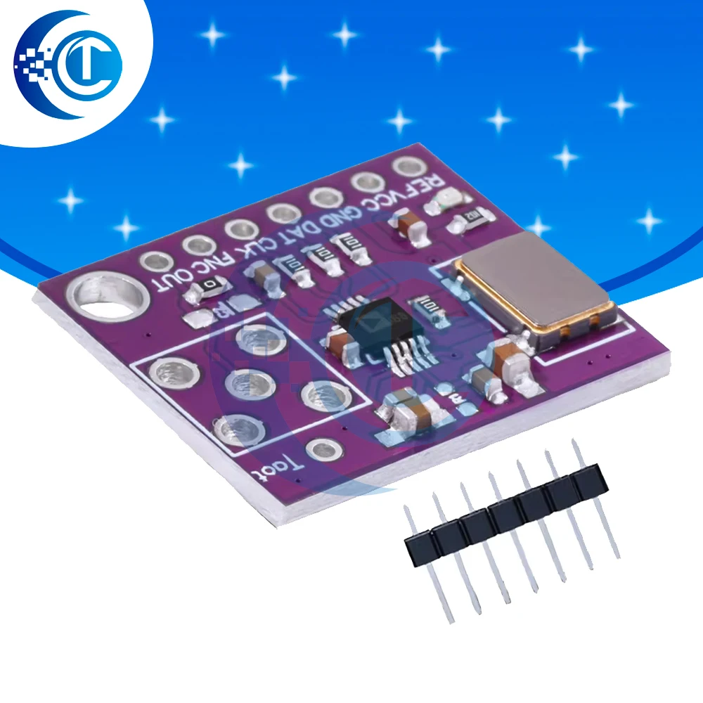 AD9833 AD9833BRMZ معالج دقيق قابل للبرمجة 0-12.5 ميجا هرتز شرط مربع DDS وحدة مولد الإشارة وحدة الواجهة التسلسلية #1