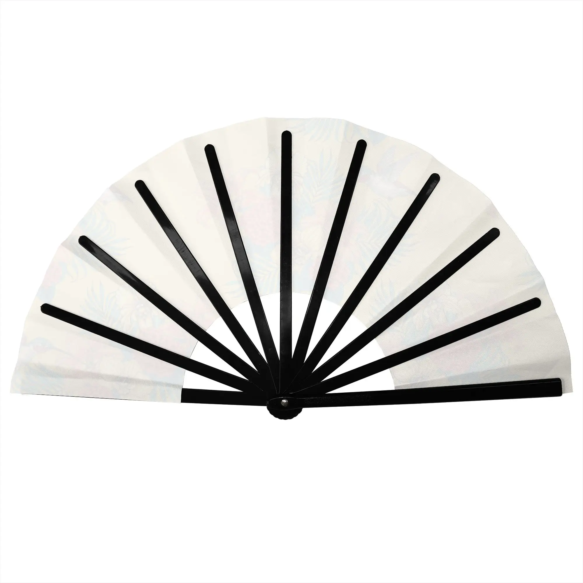 Tropical Flower Orchid Hummingbird Hand Fan Promotional Gift Event Souvenir  Palm fronds Folding Fans Creative Bulk Pack Fan