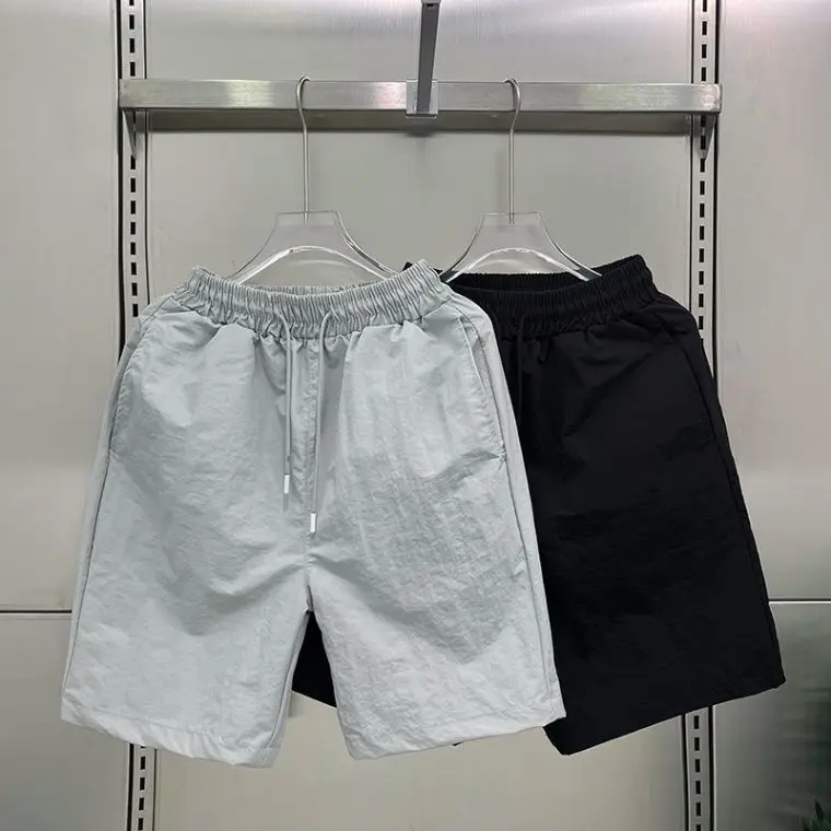 

Quick Dry Casual Loose Beach Short Pants Unisex Summer Color Five-Quarter Length Trousers for Men And Women