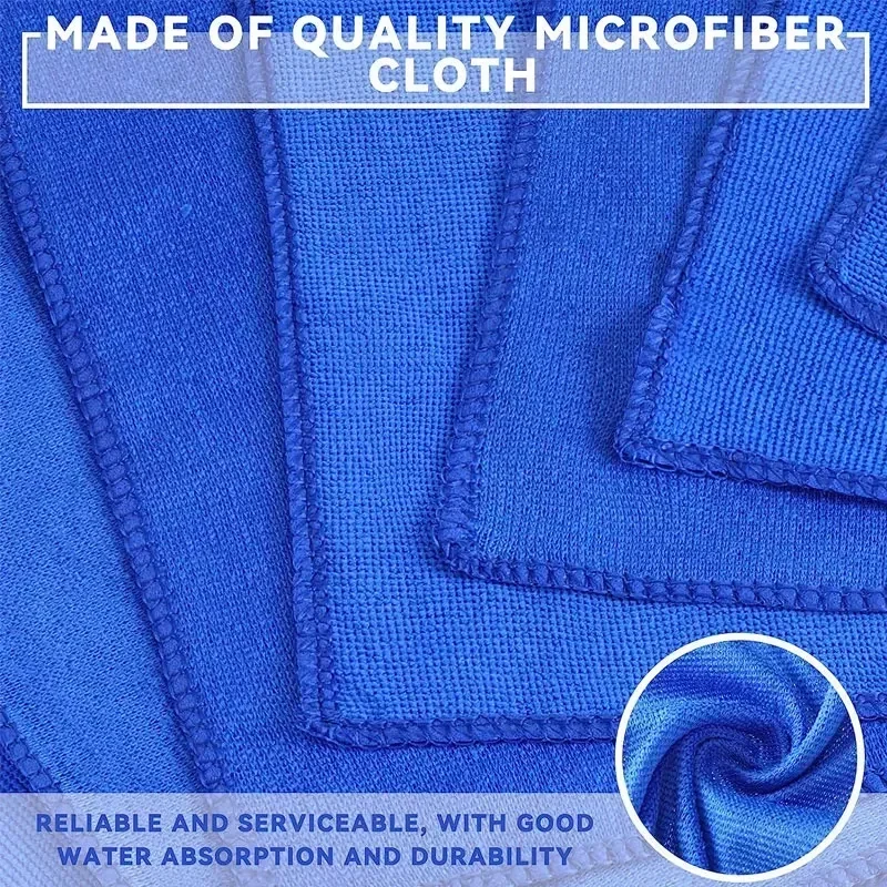 1-20 sztuk ręczniki z mikrofibry myjnia samochodowa ściereczka do suszenia ręcznik ściereczki do czyszczenia gospodarstwa domowego Auto Detailing szmatka do polerowania narzędzia do czyszczenia domu — zdjęcie 5