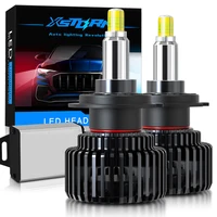 2 uds 360 LED H1 H7 H3 H11 HB3 9005 HB4 9006 9012 Hir2 LED bombillas de faros Canbus 30000lm 6000K lámpara antiniebla automática 12V