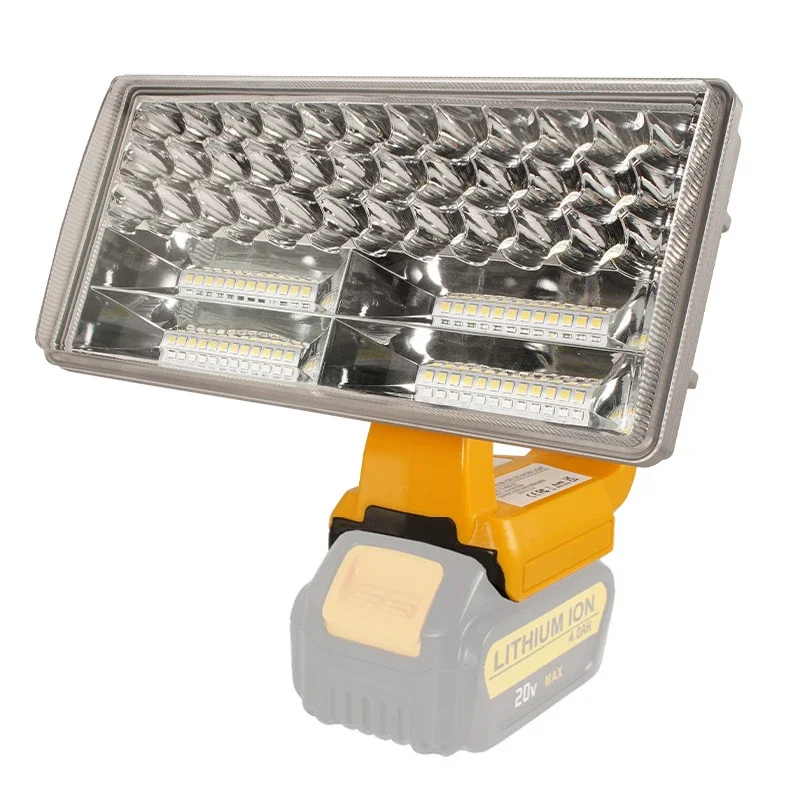 

Work light 9 inch 40w For dewalt tool light indoor and outdoor light Led light For DEWALT 18V lithium ion battery DCB201 DCB200