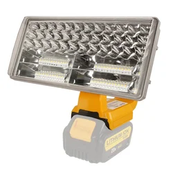 Work light 9 inch 40w For dewalt tool light indoor and outdoor light Led light For DEWALT 18V lithium ion battery DCB201 DCB200